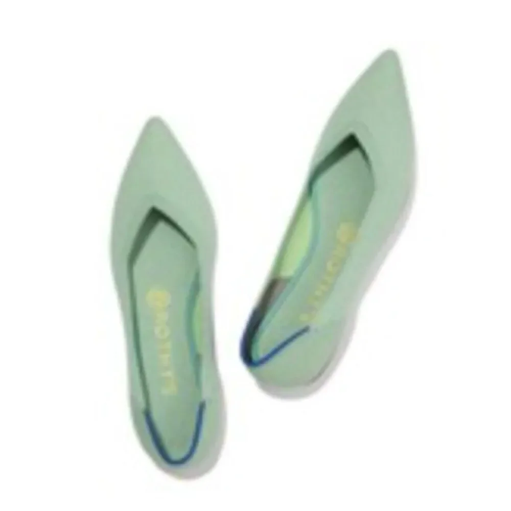Rothy's The Point Mint Green Ballet Flats Size 6.5